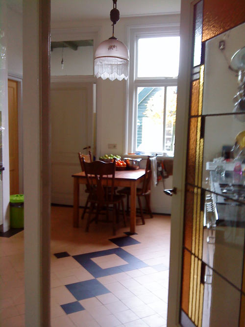 Kitchen in the Monument House Utrecht